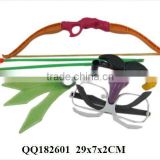 Bow and arrow play set, set toy, plastic toy