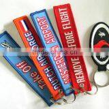 Custom Made High Quality Airlines Pilot Embroidery Jacqaurd Keyring Keychain Gift and Promotion thumbnail-5