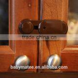 Baby Proofing Adjustable Cabinet Locks Plastic Latch/ Door Latch for Cabinets & Appliances Baby Safety Drawer Lock thumbnail-3