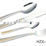 Product Name: Stainless Steel Cutlery W/ Gold Plating