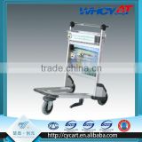 Hot sales high quality aluminum airport trolley