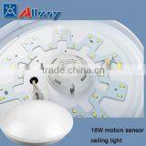 Smart Light Best Price Motion Sensor Led Ceiling Light 18W Sensor Led Lamp AC85-265V Sensor Led Ceiling Lamp 110V LED Ceiling