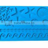 FD-005 Sea Topic Target Audited Factory Direct Sale Silicone Fondant Mould