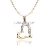 18k Fashion Gold Heart Jewellery Designs Statement Necklace 2015 Supplier's Choice thumbnail-2