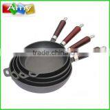 Cast Iron Cookware Pan, Wood Handle Cast Iron Pan thumbnail-1