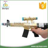 Battery Operated Plastic Eight Sound Gun Toy With Flash thumbnail-2