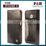 Ultra Thin Book Stand Wallet Genuine Leather Case for IPhone 6 4.7 Inch thumbnail-5