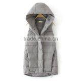 Woman Clothing Contemporary Hooded Jacket Cotton Vest thumbnail-1
