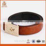 Men Leather Belts With Removable Buckles Men Belt Buckles Automatic Buckle Leather Belt thumbnail-1