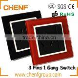 Hot Sell Cheaper 16A Power Single Gang Wall Outlet Socket Switch thumbnail-1