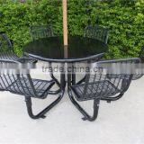 Gavin Metal Outdoor Furniture,table Chair With Umbrella,outdoor Table and Chair thumbnail-2