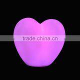LED Heart Light Creative Flashing Light Colorful Plastic Lamp for Holiday