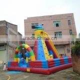 2016 Hot Commercial Inflatable Park With Climbing Wall thumbnail-4