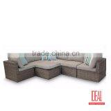 Classic Style L Shape Outdoor Rattan Sofa With Waterproof Cushion thumbnail-3