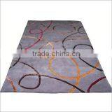 Manufactured Hand Tufted Cut Pile Textured Wool and Viscose Carpet thumbnail-3