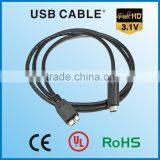 10gbps High Speed Double Micro Data Usb Cable Shielded Cable 2.0 thumbnail-1