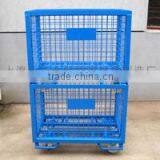Custom Size Foldable Storage Cage/ Wire Container With Wheels