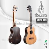 26 inch china wholesale ukulele solid ceder top rosewood ukulele (UK26-80S)