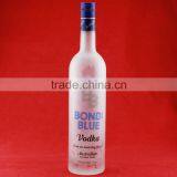 Wholesale Printing Glass Bottles 700ml Screw Cap Frosted Bottles Thin Neck Rum Bottles thumbnail-2