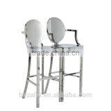 Modern Champage Gold Coated Stainless Steel Dining Chair Series Display Chair thumbnail-2