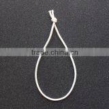 White Elastic Cord With Knot for Hangtag thumbnail-1