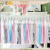 Hot Sale Red Tissue Paper Tassel for Birthday Decoration,wedding Decoration