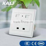 Free Sample UK Standard Double USB Charge Socket USB Outlet Port