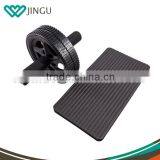 Ab Power Wheel With Extra Thick Knee Pad Mat and Comfort Foam Handles thumbnail-4