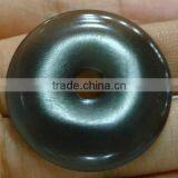 20*4mm Obsidian Donut Shaped Pendant thumbnail-1