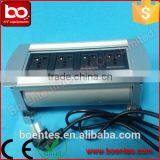 Manual Flip Up Desktop Socket With 4 Power Plug for Conference Table thumbnail-2