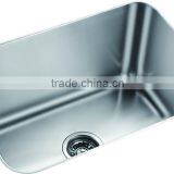 Small Undercounter Stainless Steel Kitchen Sink GR- 575 thumbnail-3