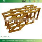 DX002/ Save Space Folding Wooden Wine Rack Storage Display Holds 8 Bottles thumbnail-5