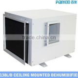 hot saling Concealed ceiling Mounted Dehumidifier 138L/D
