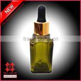 Lovely green plastic hair oil bottles essential oil dropper