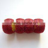 red seed beaded napkin ring wedding napkin ring indian napkin ring