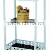 3 Level Space Saver Storage Shelf Metal Bathroom