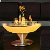 Color Change Stainless Steel Base Led High Top Bar Table thumbnail-5