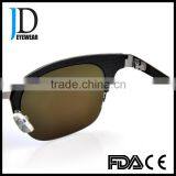 Custom Made Half-Rim Metal Temple Combination Carbon Fiber Sunglasses thumbnail-5