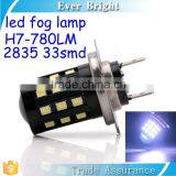 Hot Led Head Lamp 780 High Lumens Led Fog Light 2835smd 33 Led Headlight h7