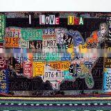 Aluminum Plate Sign Characteristic Aluminum/Tin Logo Print European Fashion Home/coffee/pub Use thumbnail-1