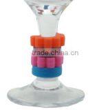 2016 New Products Funny Round Silicone Wine Charms/Glasses Markers thumbnail-2