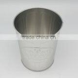 OEM wholesale small metal ice bucket tin bucket fashion 4C printing halloween toy bucket