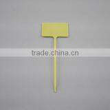 5inch 13cmL Yellow Plastic Garden Plant Bed Label T Label thumbnail-3