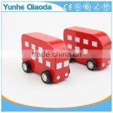 Mini Car Educational Vehicle Wooden Toys Children Montessori Gift thumbnail-2