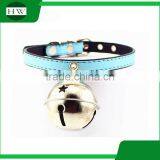 Wholesale PU Leather Pet Training Accessories Collar With Bell With Free Sample thumbnail-2