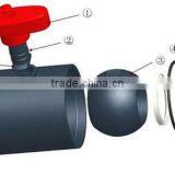 2015 New Design PVC Thread 3pc Ball Valve thumbnail-3