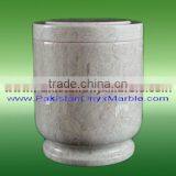 Botticina Fancy Marble Urns, Botticina Cream Marble Urns thumbnail-1