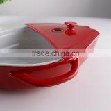 China Factory Wedding Party Supplies Custom Shape Ceramic Boat Dish thumbnail-6