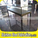 Bespoke Stainless Steel Glass Jewelry Display Showcase thumbnail-5
