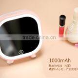 New Cool Multi-functional Makeup Mirror With Bluetooth Speaker LED Light Clock Support Mobile Phone Charging thumbnail-1